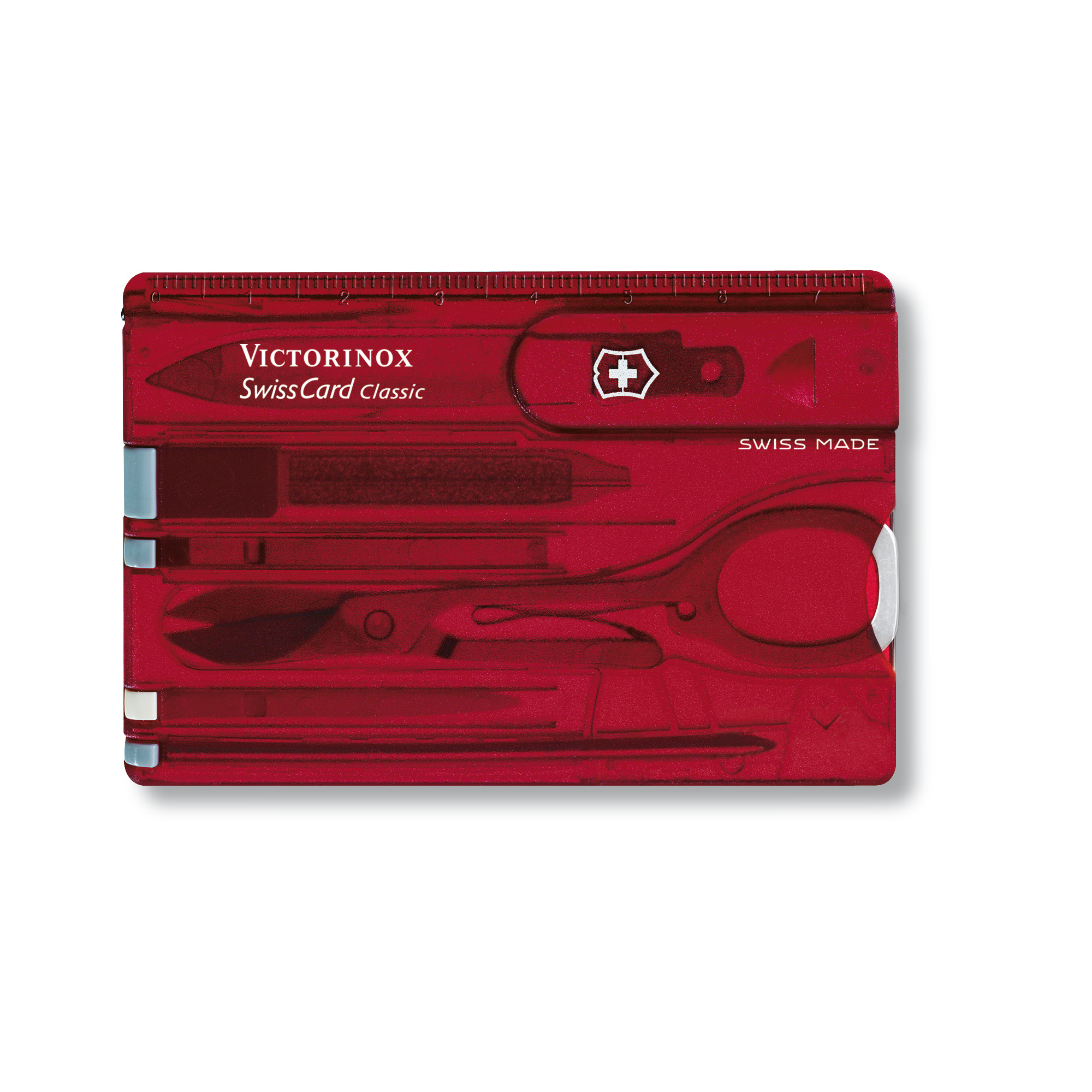 VICTORINOX - SwissCard, Rubin transparent   