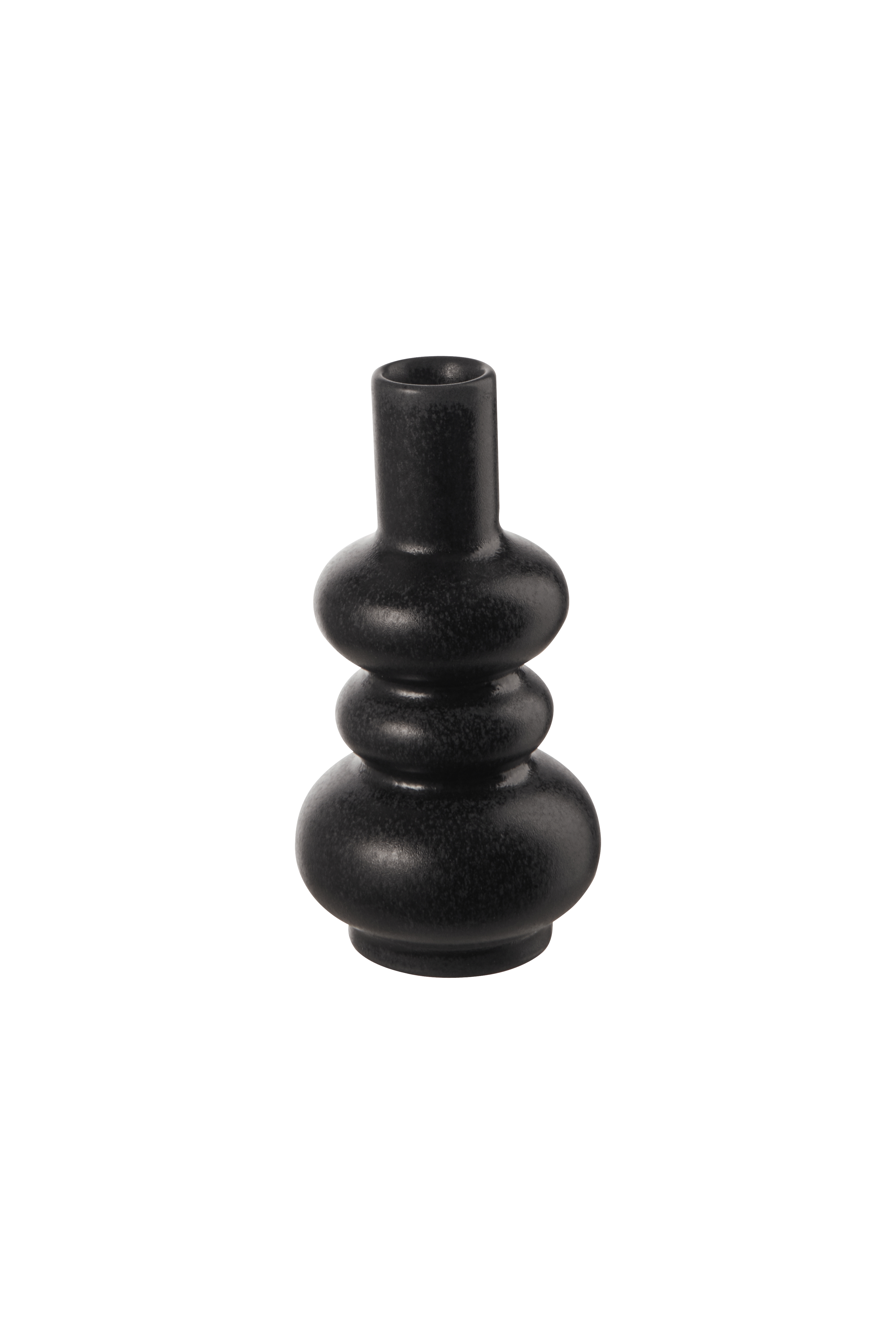 ASA - Vase, black iron D.2,576cm, H. 12cm