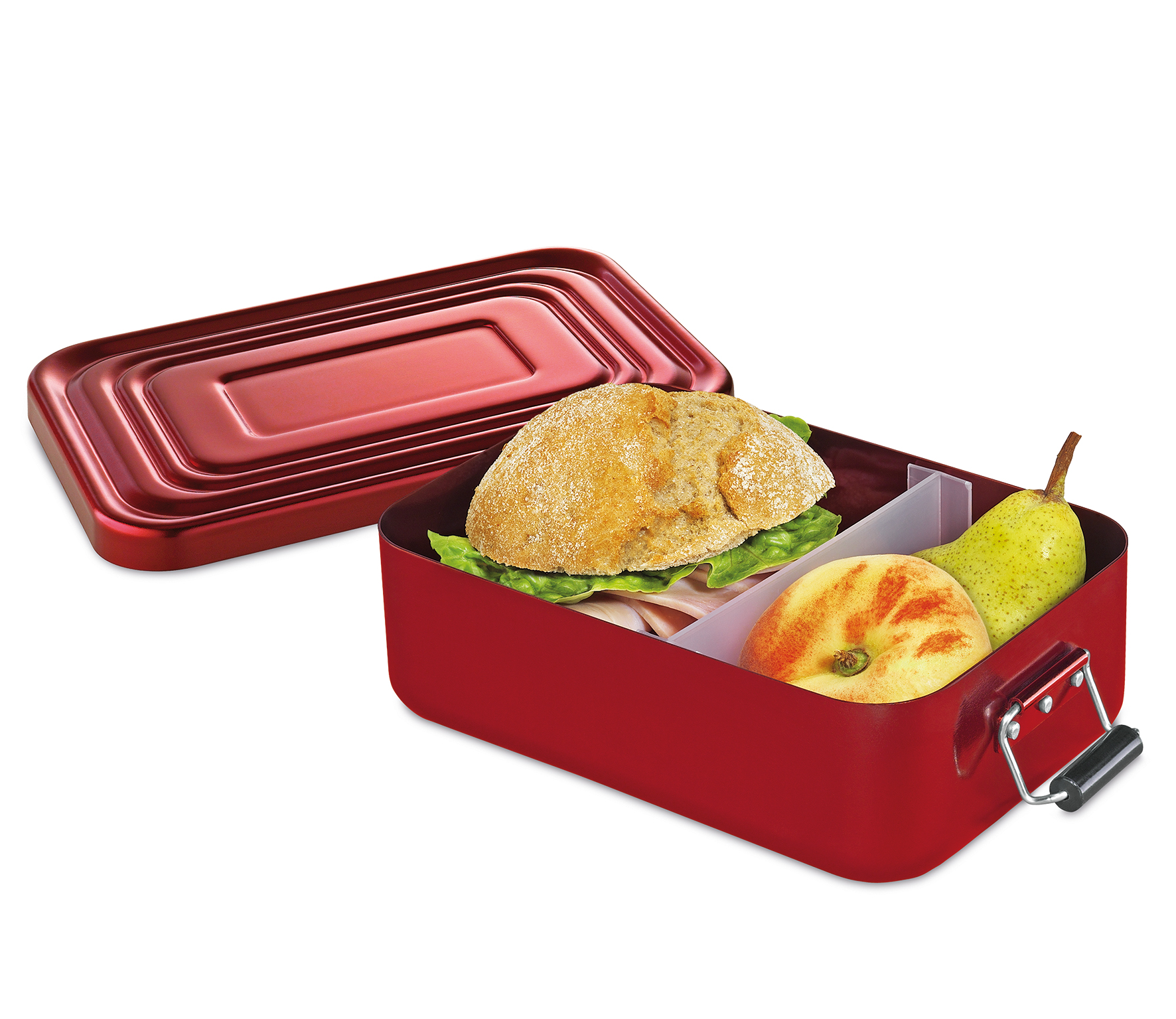 Lunchbox Alu rot