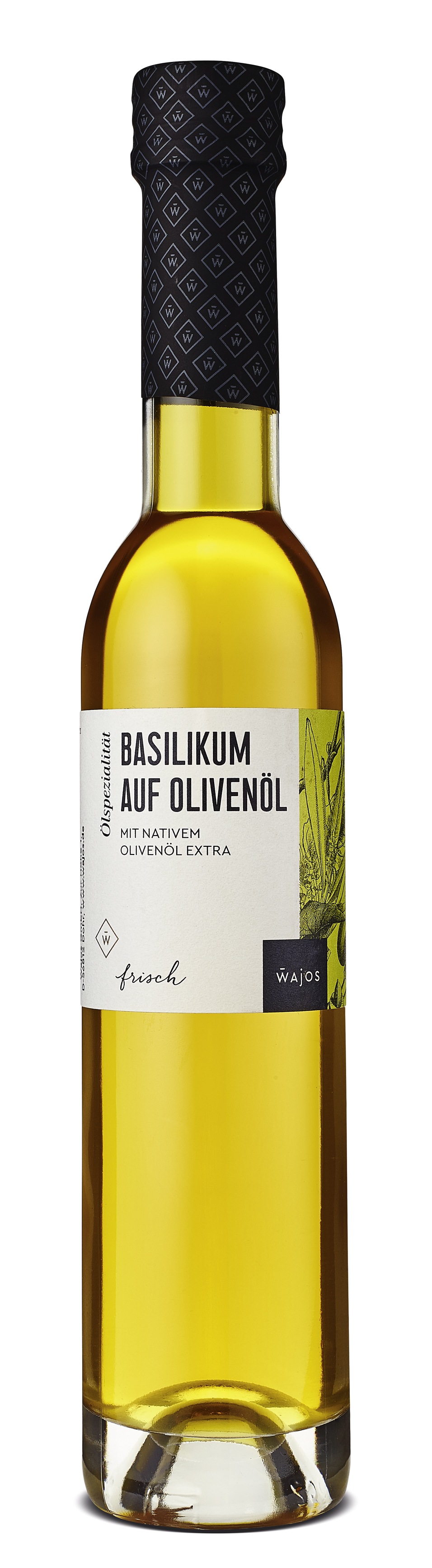 Basilikum auf Olivenöl 250ml - Olivenölzubereitung